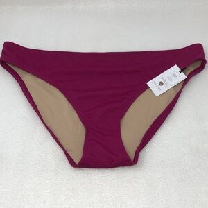 NEW SHADE & SHORE Bikini Bottoms Pink/Fuchsia Size XL